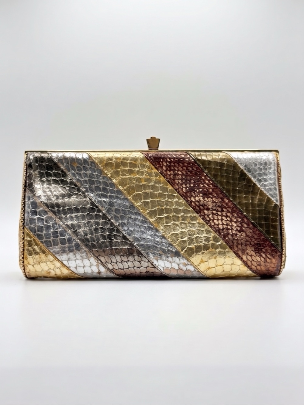 Morris Moskowitz Vintage genuine Snakeskin clutch